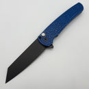Pro-Tech Malibu Nexus Battleworn Blue Handle & DLC MagnaCut Reverse Tanto Blade 5406-BW Blue Nexus