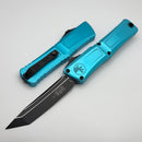 Microtech Knives Combat Troodon Gen III Tactical Tanto w/ Turquoise Handle 1144-1TQ