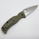 Spyderco Caribbean Black/Yellow G-10 & LC200N C217GP