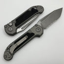 Microtech Knives LUDT Gen III Apocalyptic Partial Serrated Tanto w/ Natural Clear Handle 1136-11APNC