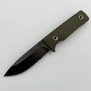 Medford 1881 Knife Works The San w/ OD Green G-10 & DLC 1095 CV Fixed Blade