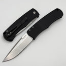 Pro-Tech Whiskers Bolster Release Black w/ Textured Bolsters & Stonewash 154-CM BR-1.3