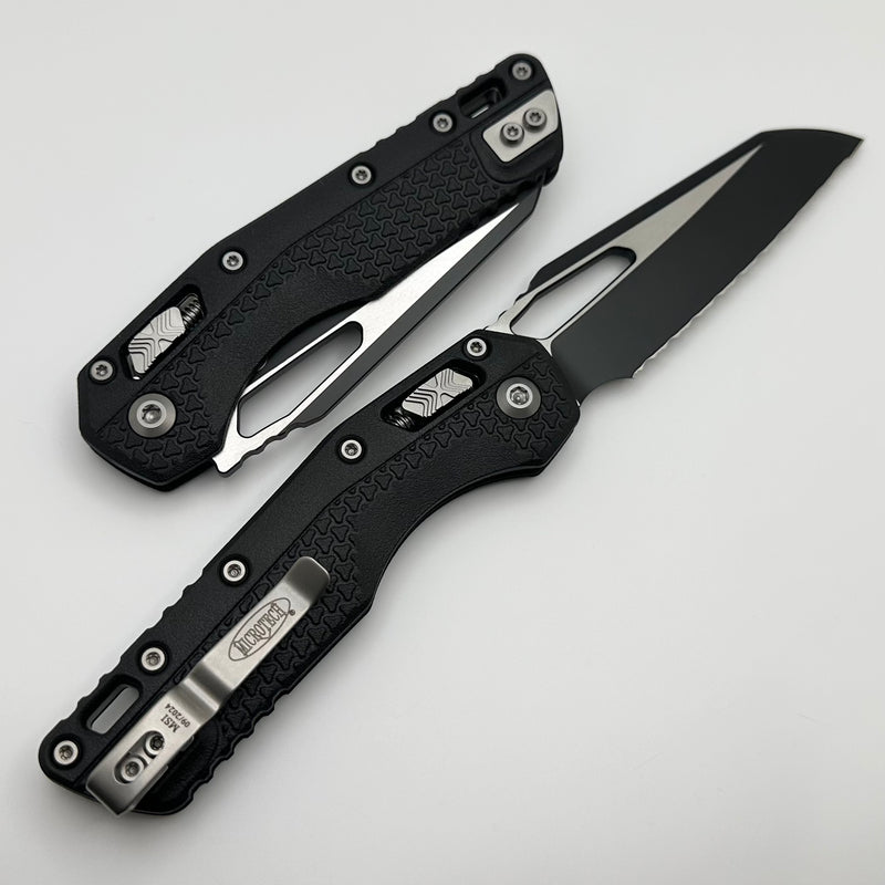 Microtech Knives MSI RAM LOK Black Polymer & Black Full Serrated M390MK 210T-3PMBK