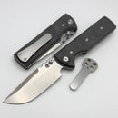 Chaves Knives N.T.A.K w/ Black Micarta & Drop Point Elmax - Blue Label