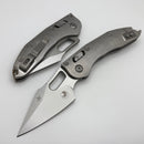 Microtech Marfione Select Manual Stitch RAM LOK Titanium Handles & Stonewash M390MK w/ Double Vapor Blast & Bronze Accents 169RL-10MS1