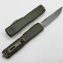 Microtech Ultratech ZBP S/E Apocalyptic M390MK w/ Cerakote OD Green Handle 1121-10APOD