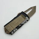 Microtech Exocet T/E Tanto Bronze Dead Man's Hand Signature Series 158-13DMS
