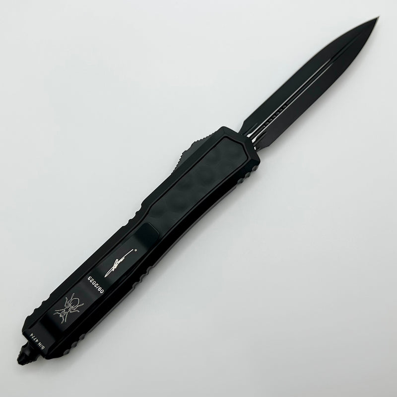 Microtech Makora Double Edge Tactical Standard Bubble Inlay Signature Series 206-1TBIS