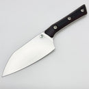 Microtech Santoku 4.2" Black Cherry G-10 Handle w/ Stonewash M390MK 3300-10BC