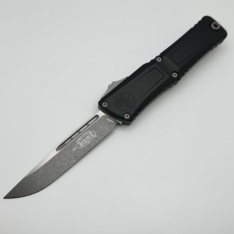 Microtech Knives Combat Troodon Gen III Apocalyptic Single Edge w/ Black Handle 1143-10AP Pre Owned