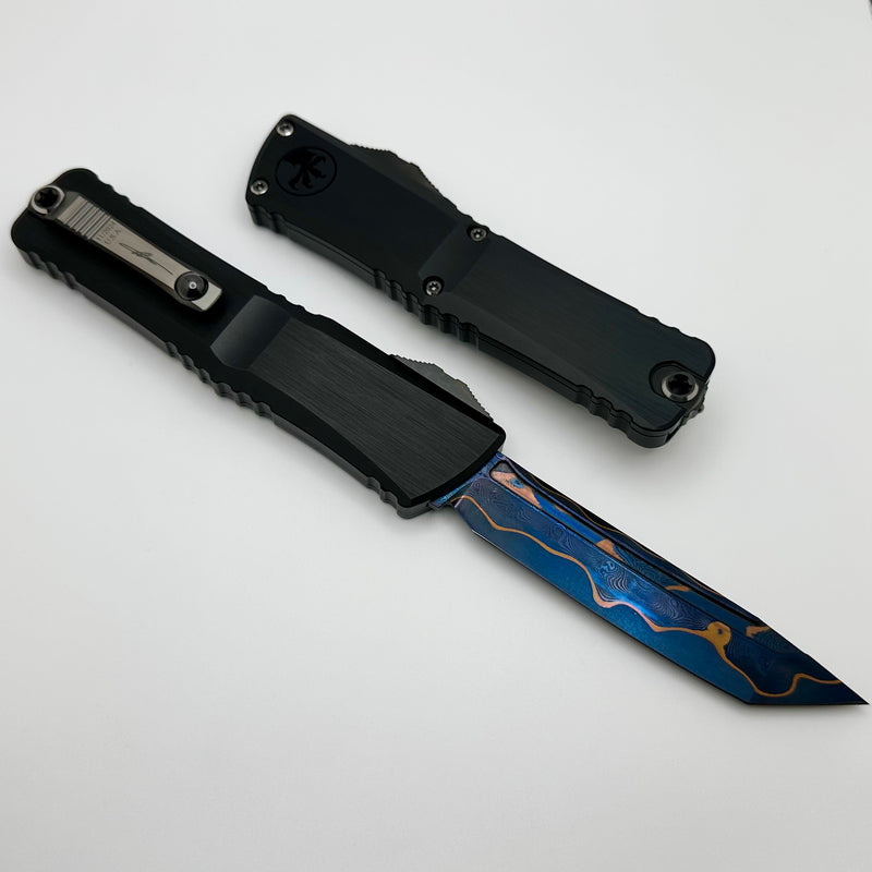 Microtech Knives Marfione Select Combat Troodon Gen III Blued Baker Forge Coppermai Tanto w/ Black Handle 1144-16MS2