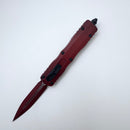 Microtech Dirac Double Edge Weathered Crimson Red 225-1WCM