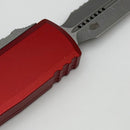 Factory Blem Microtech UTX-85 Gen IV w/ Red Handle & Full Serrated Apocalyptic D/E M390MK 12324-12APRD