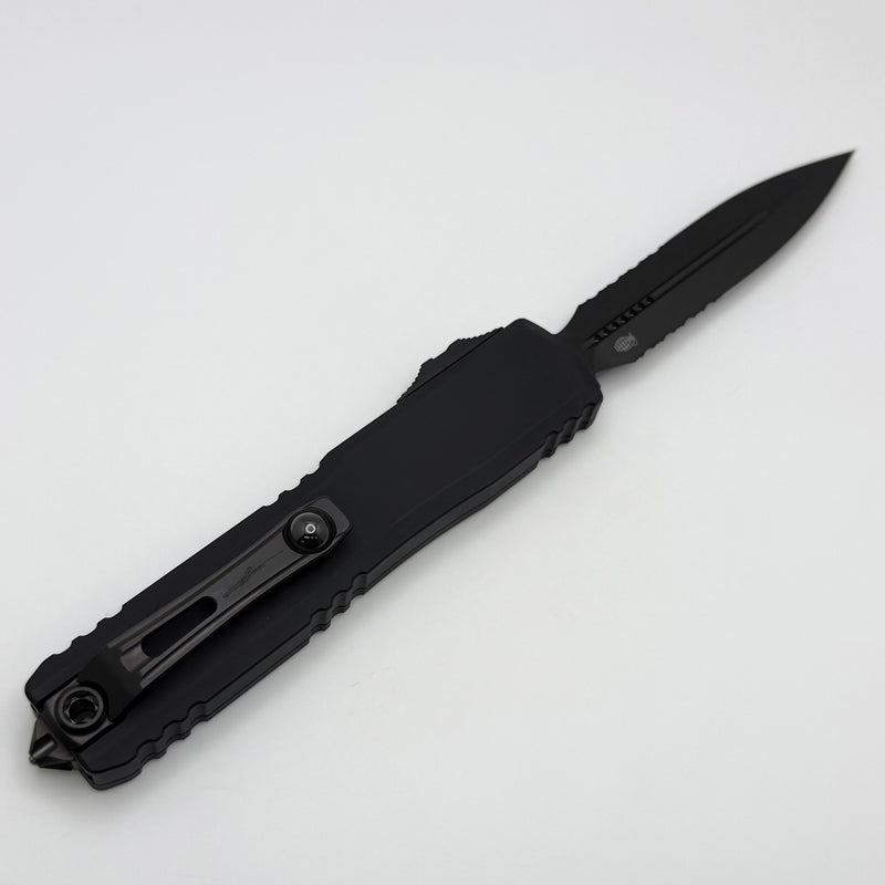 Grenade Blem Microtech Ultratech ZBP D/E Part Serrated DLC Shadow Signature Series 1122-2DLCTSH