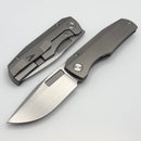 Vero Engineering Nova Mini w/ Stonewash Titanium Handles & Hand Satin M390