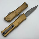 Microtech Knives Combat Troodon Gen III Apocalyptic Bowie w/ Tan Handle 1146-10APTA