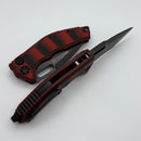 Heretic Knives Medusa Red G-10 Handle w/ Recurve DLC MagnaCut H012-6A-G10/RD