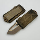 Microtech Exocet Antique Bronze Apocalyptic T/E Signature Series 158-13APABS