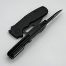 Demko Shark Cub Stealth Black Aluminum Handles & Slicer Shark DLC 20CV