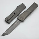 Microtech Knives Combat Troodon Gen III Apocalyptic Tanto w/ Natural Clear Handle 1144-10APNC