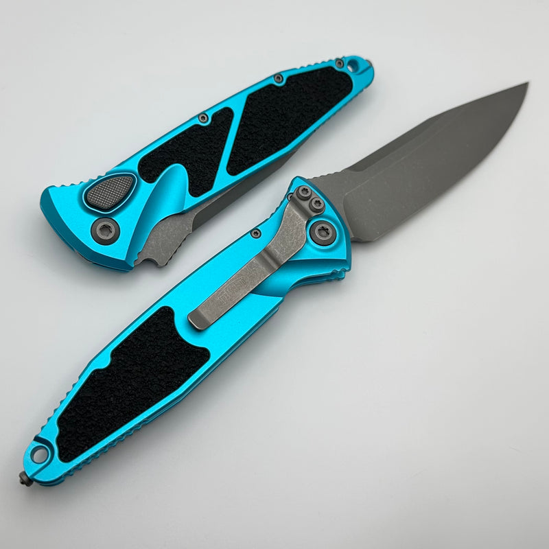 Microtech Socom Elite Auto Turquoise w/ S/E Apocalyptic 160A-10APTQ