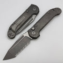 Microtech Knives LUDT Gen III Apocalyptic Tanto Titanium Slab Side Handles & Full Serrated Apocalyptic M390MK 1136-12APMS1