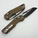 Microtech Knives MSI RAM LOK Dark Earth Polymer & Black Full Serrated M390MK 210T-3PMDE