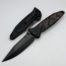 Microtech Socom Elite M/A DLC Spike Grind w/ Livewire Copper Carbon Inlays Signature Series NCB Exclusive