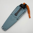 Benchmade Intersect Depth Blue Santoprene Handles w/ Serrated MagnaCut Fixed Blade 18050S
