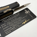 Marfione Custom Atreus Black Aluminum Handle w/ Carbon Fiber & Bronze Titanium Inlays & D/E Diamondwash
