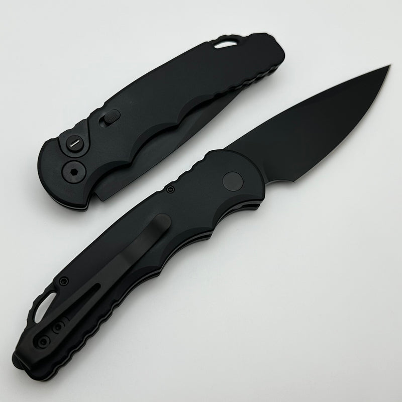 Pro-Tech TR-5 Operator Black Handle w/ DLC S35VN Blade T503-Operator