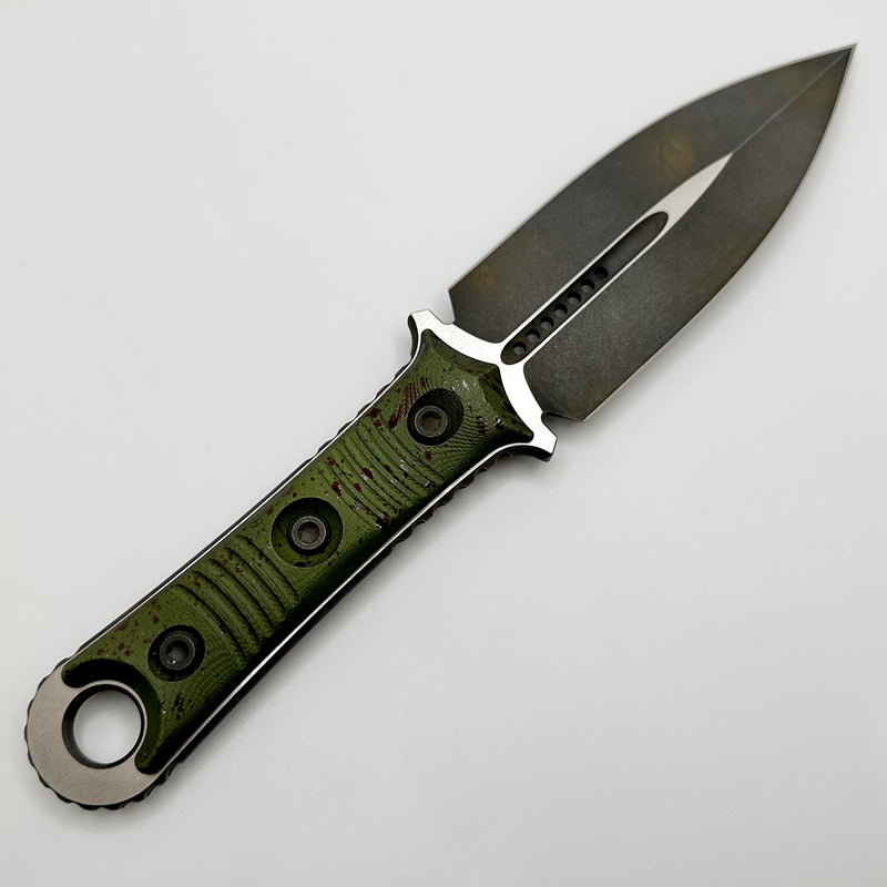 Microtech Borka SBD Outbreak Fixed Blade Signature Series 201-1OBS ONE PER HOUSEHOLD