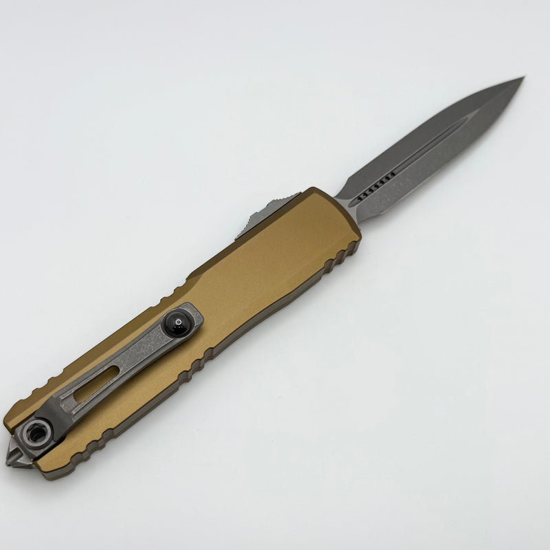 Microtech Ultratech Gen IV D/E Apocalyptic Standard w/ Tan Handle 11224-10APTA