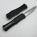 Microtech Knives Mini Hera Stonewash S/E M390MK w/ Black Handle 1703M-10