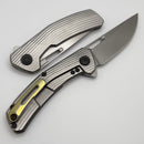 Tactile Knife Co Archer Ridged Titanium Framelock w/ MagnaCut