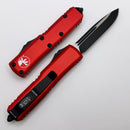 Microtech UTX-85 Single Edge Black Standard & Red 231-1RD