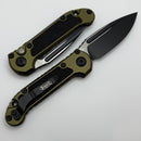 Microtech Knives LUDT Gen III Black Drop Point w/ OD Green Handle 1135-1OD