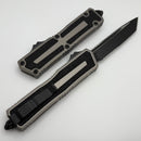 Microtech Scarab 2 Gen 3 Tanto Partial Serrated Tactical Spine Fluted w/ Natural Clear Handle 1279-2NC