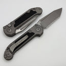 Microtech Knives LUDT Gen III Apocalyptic Tanto Titanium Handles w/ Textured Inlays & Full Serrated Apocalyptic M390MK 1136-12APMS2