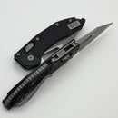 Microtech Knives Manual M-Stitch RAM LOK Black Frag Aluminum Handles & Apocalyptic M390MK 169MRL-10APFR