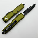 Microtech UTX-85 Single Edge Black Standard OD Green 231-1OD