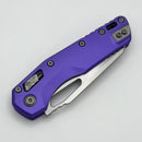 Microtech Knives MSI RAM LOK Purple Aluminum & Stonewash M390MK 210-10PU