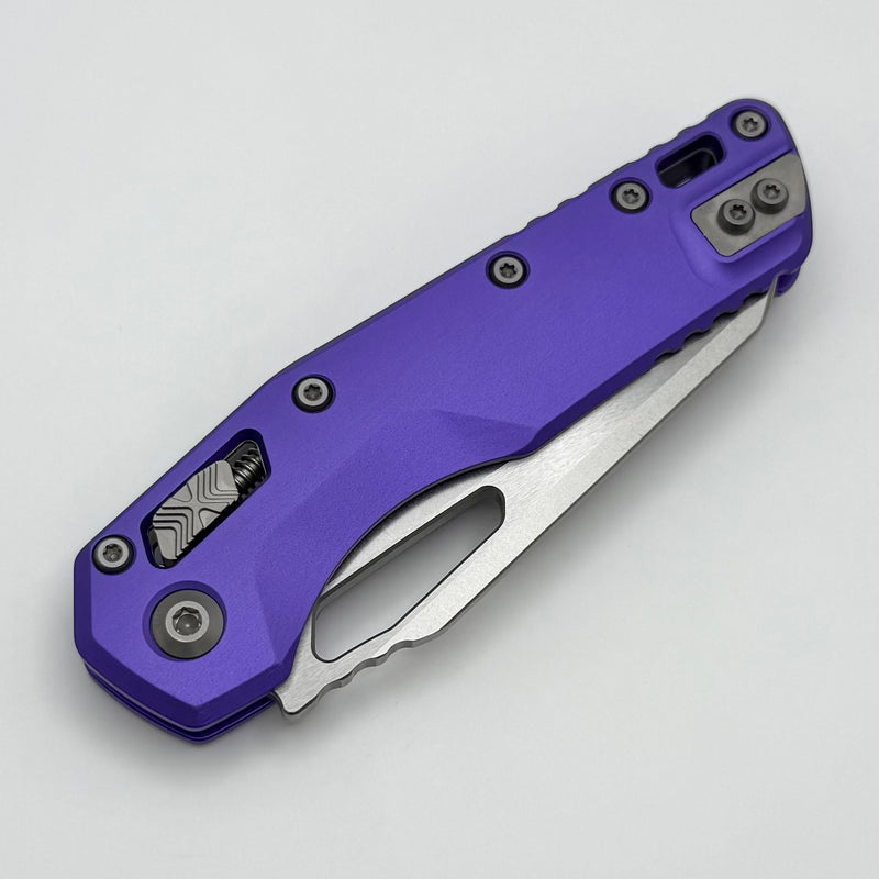 Microtech Knives MSI RAM LOK Purple Aluminum & Stonewash M390MK 210-10PU