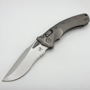 Microtech Marfione Select Amphibian RAM LOK Titanium Handles & Partial Serrated Stonewash M390MK w/ Double Vapor Blast & Purple Accents 137RL-11MS3