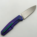 Custom Knife Factory FIF18 Tumbled Titanium Handles & M398 (In House Modified)