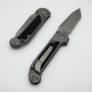 Microtech Knives LUDT Gen III Apocalyptic Full Serrated Tanto w/ Natural Clear Handle 1136-12APNC