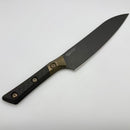 Microtech Utility Knife Carbon Fiber/Bronze Titanium Bolster Handle w/ DLC M390MK Signature Series 3400B-1DLCCFS