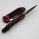 Microtech Knives LUDT Gen III Black Drop Point w/ Merlot Handle 1135-1MR