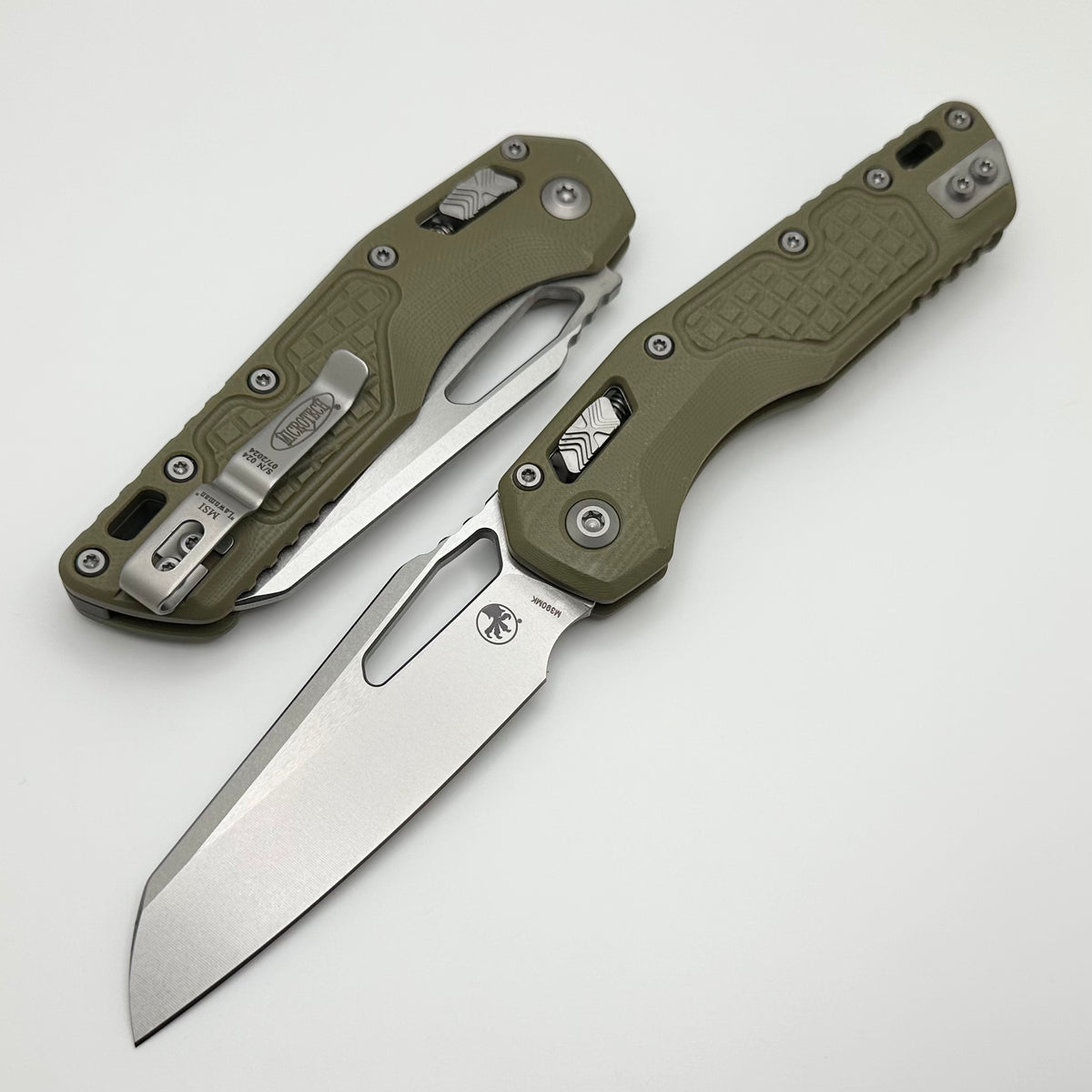 Microtech Knives MSI Lawnman RAM LOK Frag OD Green G-10 & M390MK 210-1