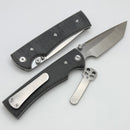 Chaves Knives Liberation 229 w/ Black Micarta & Tanto Elmax - Blue Label